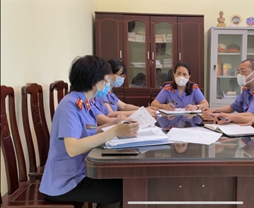 Viện KSND huyện Gia Lâm phê chuẩn Quyết định khởi tố bị can và Lệnh tạm giam...